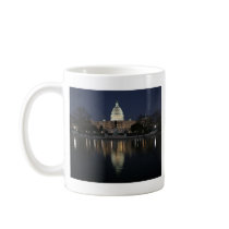 US Capitol Building Night Mug