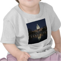 US Capitol Building Night Tshirts