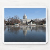 US Capitol building winter  picture Mouse Pad