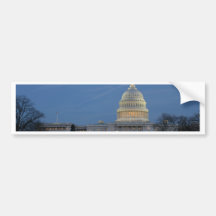 US Capitol celebrating Christmas photo Bumper Sticker