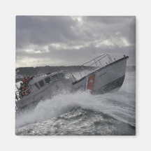 US Coast Guard Ship Patrolling Fridge Magnets
