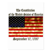 US Constitution Post Card