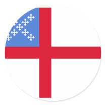 Us Episcopal Church, religious Round Sticker