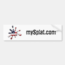 US flag Bumper Sticker - mySplat.com