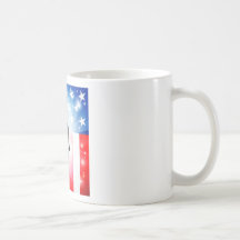 US flag military armed forces soldier silhouette Mug