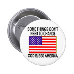 US Flag No Need For Change buttons