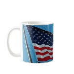 US flag on Patriotic mug