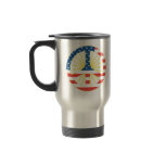 US Flag Peace Symbol Coffee Mugs