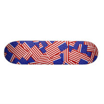 US Flag skateboard