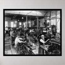US Government Printing Shop 1910