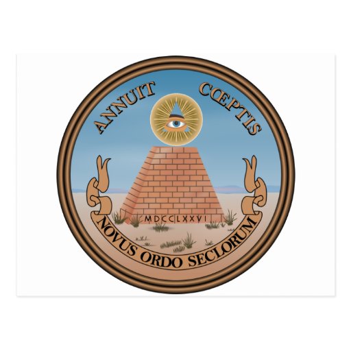 US Great Seal Obverse (Reverse) Side Postcard