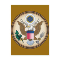 US GREAT SEAL POST CARD