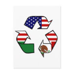 US Illegal Immigration policy Postcard