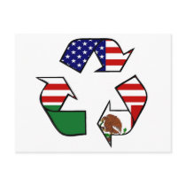US Illegal Immigration policy Post Card