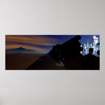 US Mexico Border poster surreal