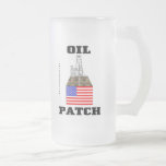 US Oil Patch,Oil,Gas,Drilling Rig,Beer,Mug,Energy