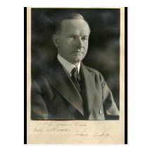 US President Calvin Coolidge (Amherst 1895) Post Cards