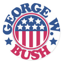 US President George W Bush Stickers
