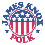 US President James Knox Polk stickers