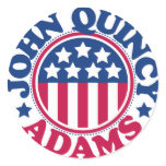 US President John Quincy Adams stickers