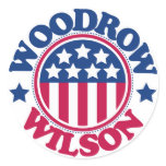 US President Woodrow Wilson stickers