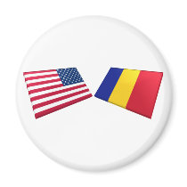US & Romanian Flags