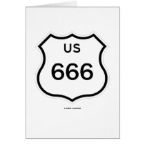 US Route 666 Shield Sign (Transportation Sign)