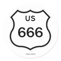 US Route 666 Shield Sign (Transportation Sign)