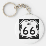 US Route 66 Sign Keychains