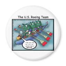 US Rowing (Roe-ing Team Funny Tees Cards Mugs Etc Magnet