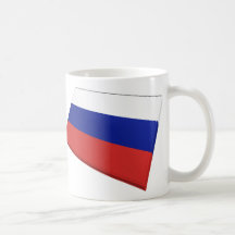 US & Russia Flags Mug