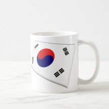 US & South Korea Flags Mug