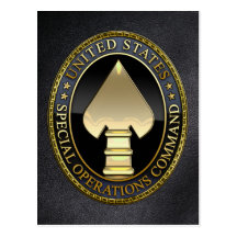 US Special Operations Command Post Cards