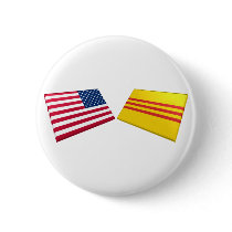 US & Vietnam Flags (South Vietnam)