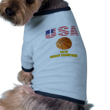 USA 2010 Basketball Champions Dog Shirt