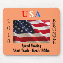 USA 2010 Bronze (Speed Skating) Mousepad