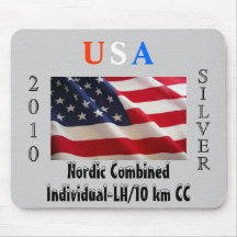USA 2010 Silver (Nordic Combined) Mousepads