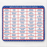 USA - 50 States and Capital Cities mousepads