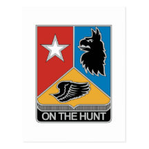 USA 71st Battlefield Surveillance Brigade Postcard