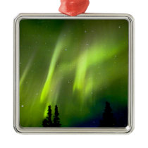 USA, Alaska, Chena Hot Springs. Aurora 3 Christmas Tree Ornament