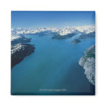USA,Alaska,Glacier Bay National Park,aerial view Refrigerator Magnet