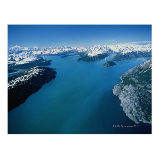 USA,Alaska,Glacier Bay National Park,aerial view Postcard