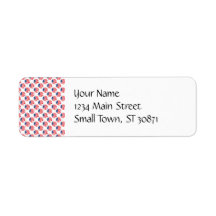 USA American Flag Fourth of July Patriotic Custom Return Address Label