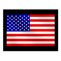 USA American flag of the United States of America Post Cards