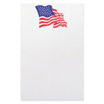 USA/American Flag Custom Stationery
