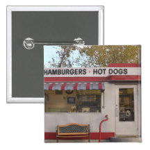 USA, Arizona, Bisbee: Shady Dell Motel, All 2 Pinback Buttons