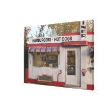 USA, Arizona, Bisbee: Shady Dell Motel, All 2 Stretched Canvas Print