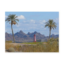 USA, Arizona, Lake Havasu City. Lighthouse next