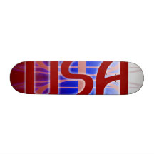 USA Board  / red white blue Skate Board Decks