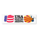 USA Boxing Arizona Bumper Sticker bumper stickers
